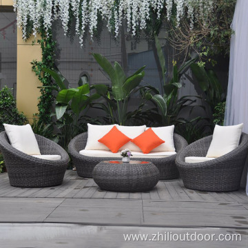 Outdoor Garden Furniture Sofa Set Rattan Wicker Sofas